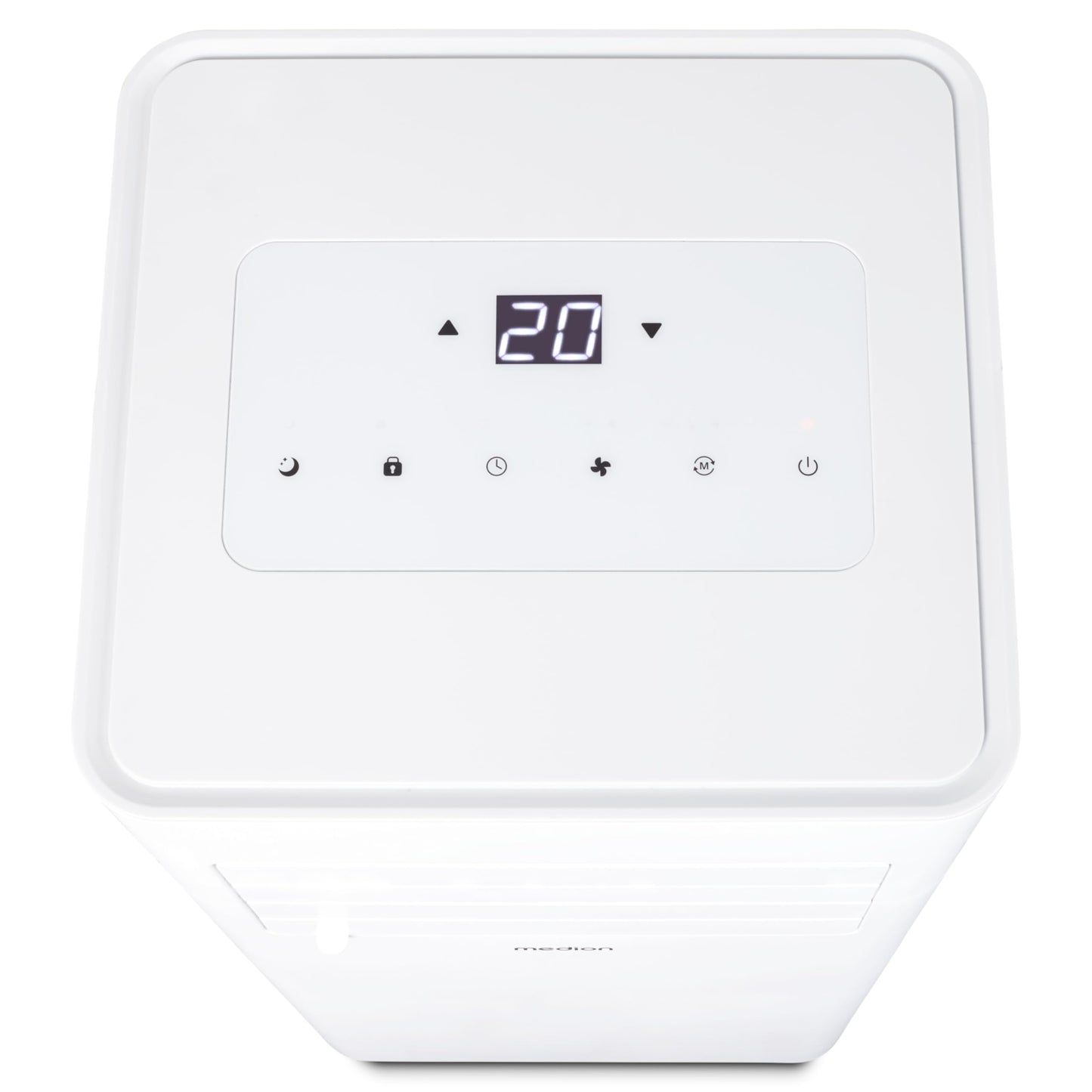 MEDION Mobile Klimaanlage E901 – 9000 BTU, 3in1: Kühlen, Entfeuchten, Ventilieren, mit Abluftschlauch & Fensterkit, für Räume bis 32 m².
