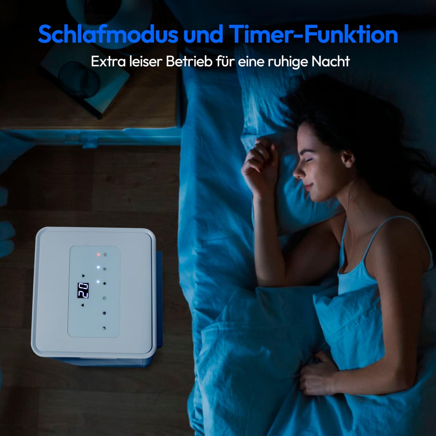 MEDION Mobile Klimaanlage E901 – 9000 BTU, 3in1: Kühlen, Entfeuchten, Ventilieren, mit Abluftschlauch & Fensterkit, für Räume bis 32 m².